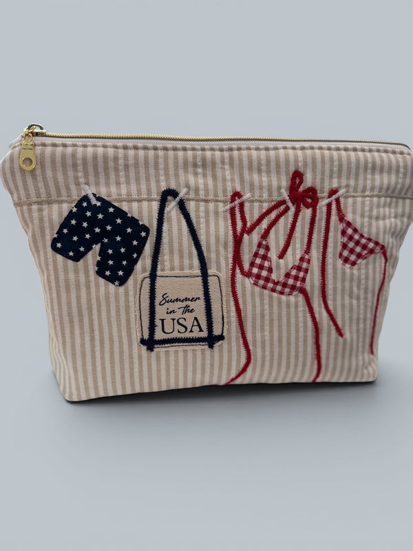 American Summer Clothesline Bikini Bag
