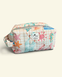 Beach Club in Beige Makeup Bags