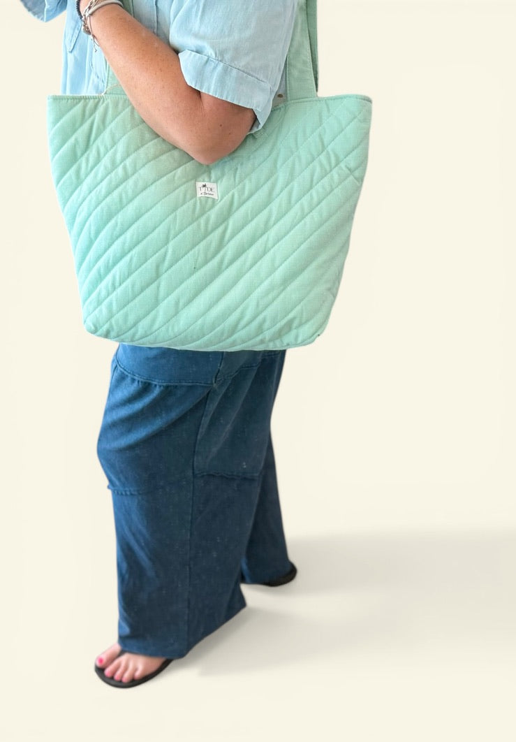 Signature Collection Large Quilted Tote