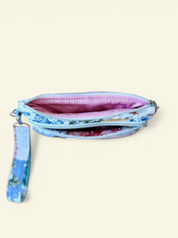 Quilted Coastal Country On-The-Go Wristlet