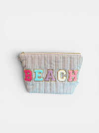 BEACH Varsity Letter Bikini Bag