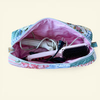 Quilted Coastal Country Hair Tools Bag
