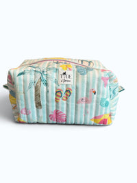 Beach Club in Bright Makeup Bag