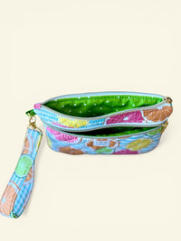 Quilted Juicy Fruits On-The-Go Wristlet