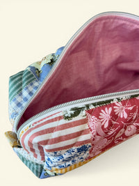 Quilted Coastal Country Hair Tools Bag