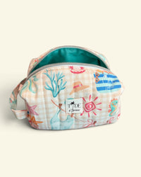 Beach Club in Beige Makeup Bags