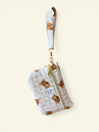 Quilted Teddy Bears On-The-Go Wristlet