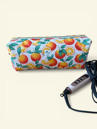 Quilted Oranges Hair Tools Bag