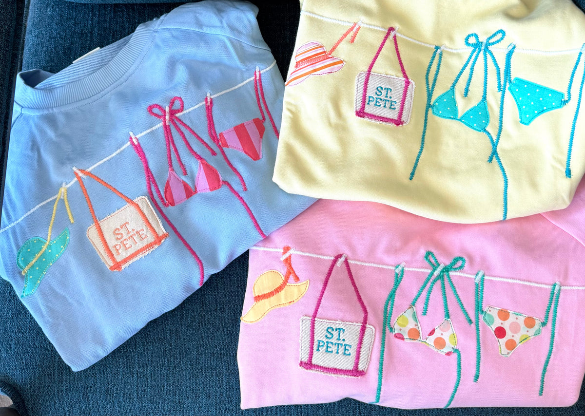 Coastal Clothesline Sweatshirt