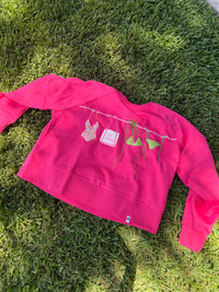 Coastal Clothesline Sweatshirt on Watermelon