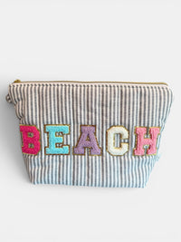 BEACH Varsity Letter Bikini Bag