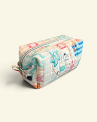 Beach Club in Beige Makeup Bags