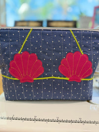 Bikini Bag on Blue Dots
