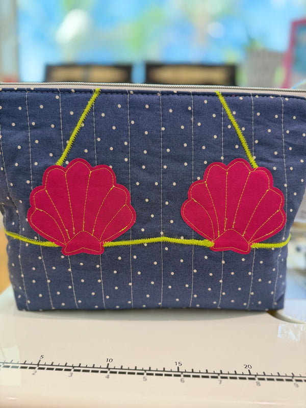 Bikini Bag on Blue Dots