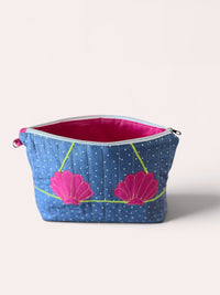 Bikini Bag on Blue Dots