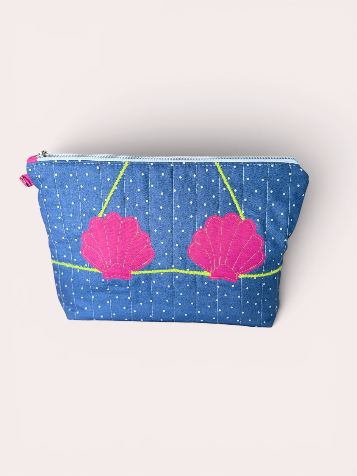Bikini Bag on Blue Dots