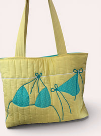 Bikini Tote Bag on Butter