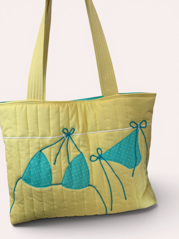 Bikini Tote Bag on Butter