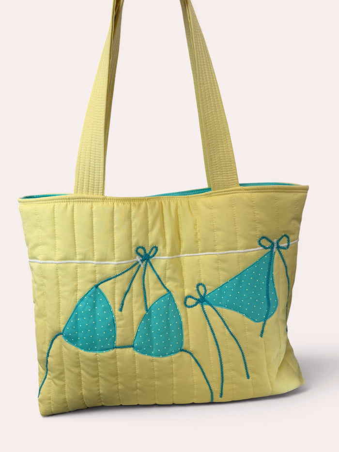 Bikini Tote Bag on Butter