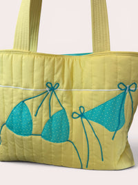 Bikini Tote Bag on Butter