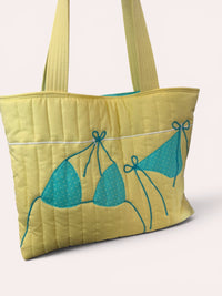 Bikini Tote Bag on Butter