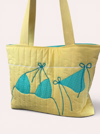 Bikini Tote Bag on Butter