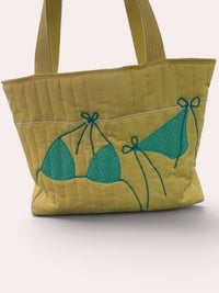 Bikini Tote Bag on Butter
